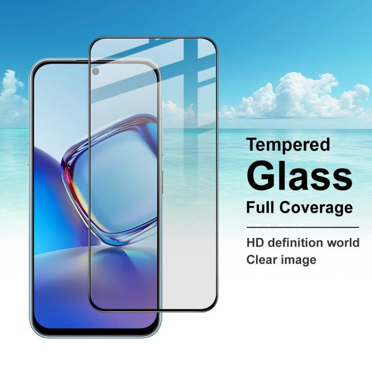 For ZTE nubia V80 Design imak 9H Surface Hardness Full Screen Tempered Glass Film Pro+ Series