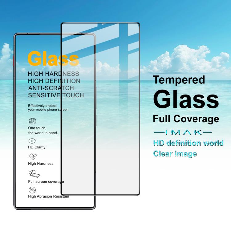 For ZTE nubia RedMagic 11 Air 5G imak 9H Surface Hardness Full Screen Tempered Glass Film Pro+ Series