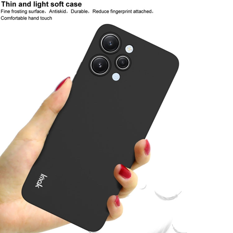 For Xiaomi Redmi 12 4G IMAK UC-3 Series Shockproof Frosted TPU Protective Phone Case(Black)