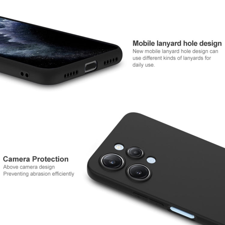 For Xiaomi Redmi 12 4G IMAK UC-3 Series Shockproof Frosted TPU Protective Phone Case(Black)