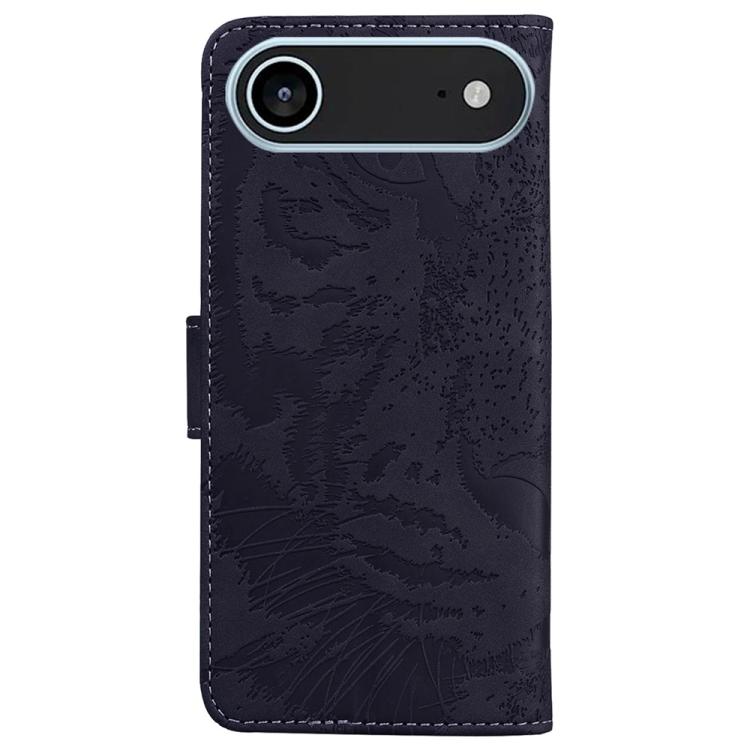 For iPhone Air Tiger Embossing Pattern Leather Phone Case