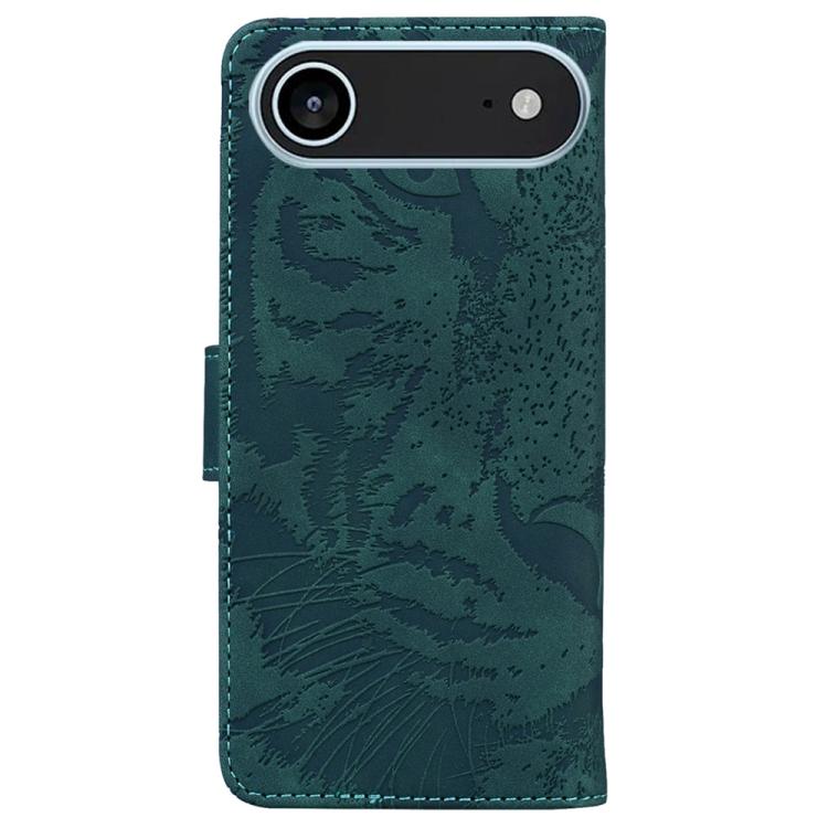 For iPhone Air Tiger Embossing Pattern Leather Phone Case
