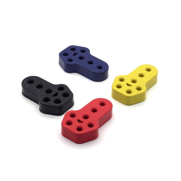 XH-6282 7 Holes Car Exhaust Hanger Bushing Muffler Rubber Insulator Mount Bracket