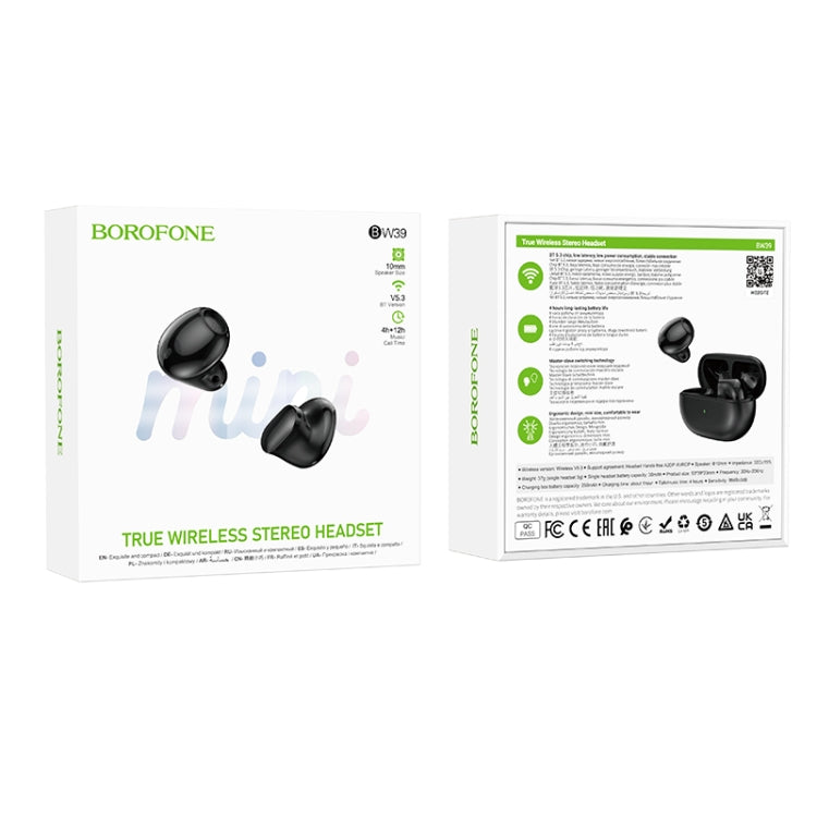 Borofone BW39 True Wireless Bluetooth Earphone