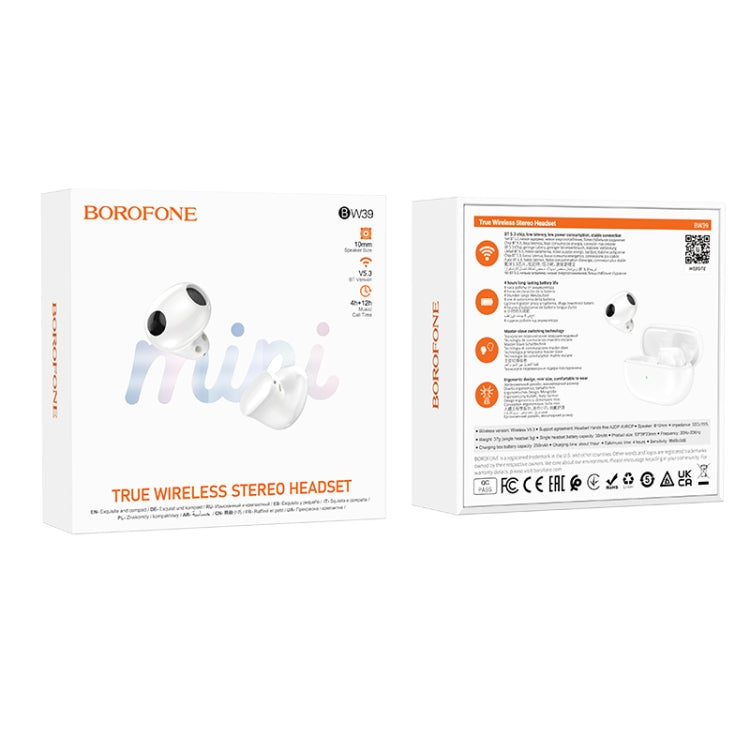 Borofone BW39 True Wireless Bluetooth Earphone