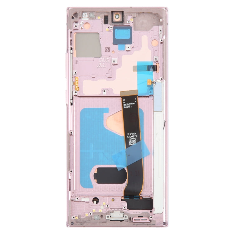 For Samsung Galaxy Note20 Ultra 5G SM-N986B 6.78 inch OLED LCD Screen Digitizer Full Assembly with Frame  - Gold