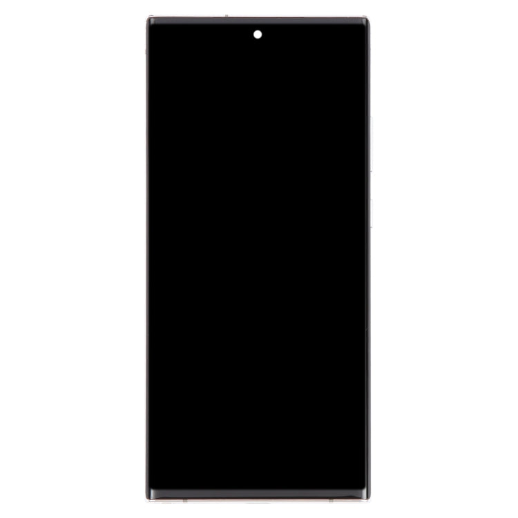 For Samsung Galaxy Note20 Ultra 5G SM-N986B 6.78 inch OLED LCD Screen Digitizer Full Assembly with Frame  - Silver