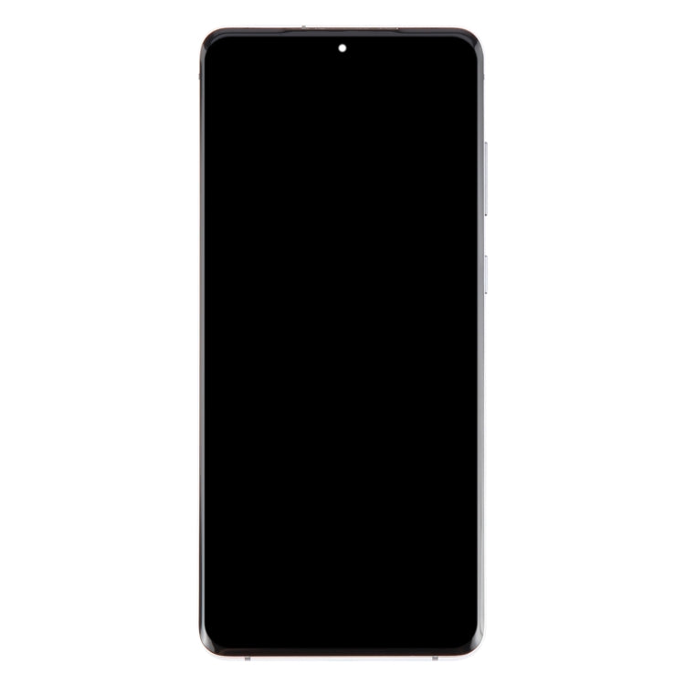 For Samsung Galaxy S20+ 4G/5G SM-G985/986 6.67 inch OLED LCD Screen Digitizer Full Assembly with Frame  - Silver