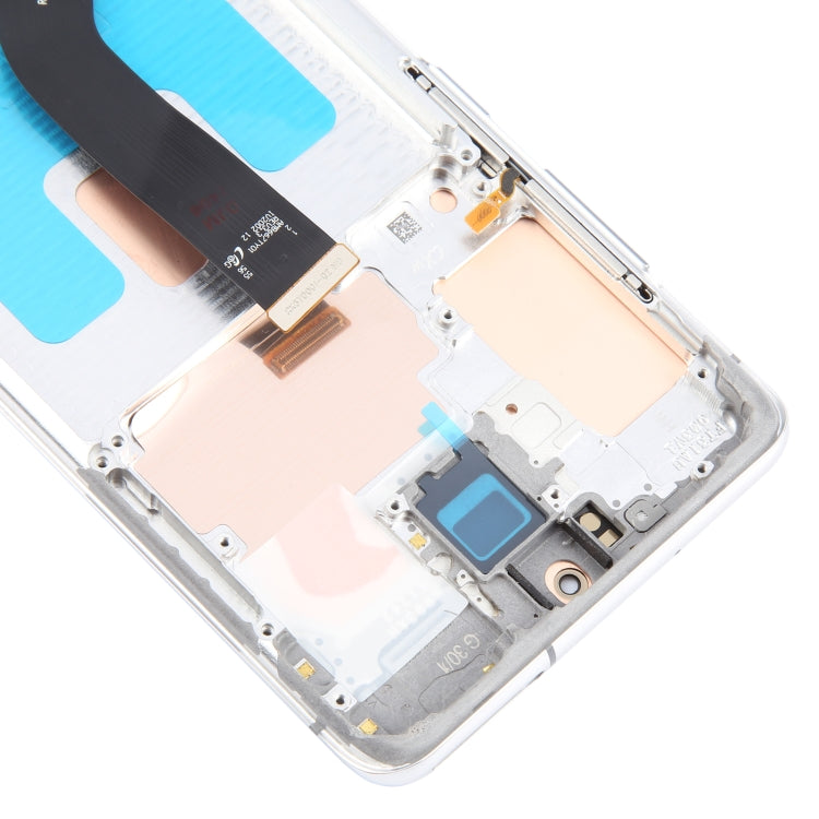 For Samsung Galaxy S20+ 4G/5G SM-G985/986 6.67 inch OLED LCD Screen Digitizer Full Assembly with Frame  - Silver