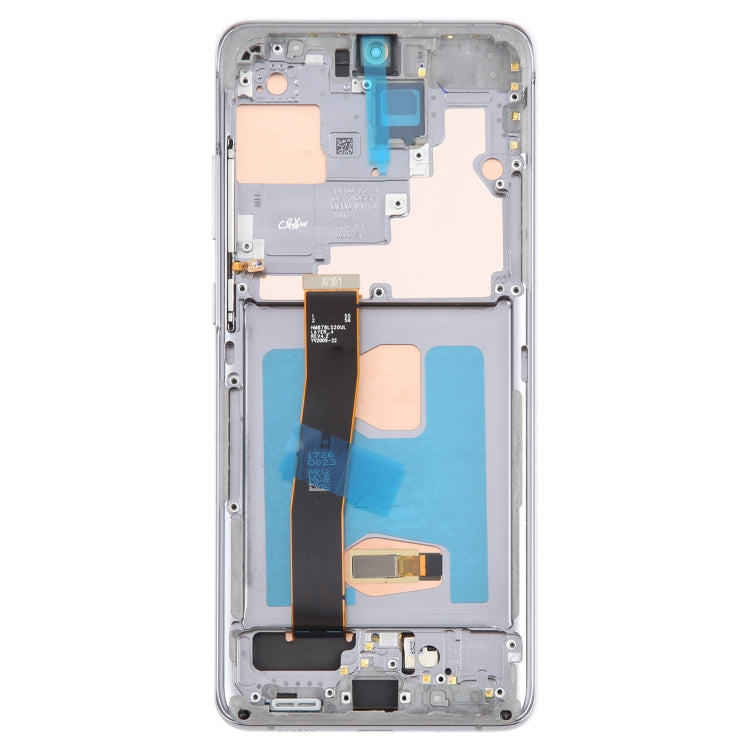 For Samsung Galaxy S20 Ultra 4G/5G SM-G988 6.67 inch OLED LCD Screen Digitizer Full Assembly with Frame  - Grey
