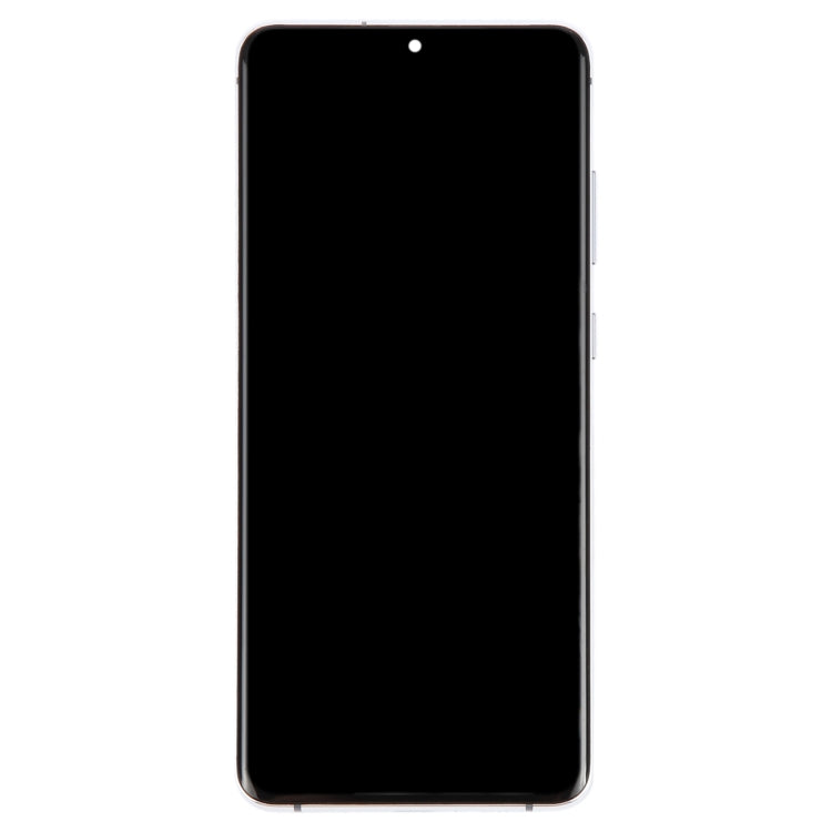 For Samsung Galaxy S20 Ultra 4G/5G SM-G988 6.67 inch OLED LCD Screen Digitizer Full Assembly with Frame  - Silver