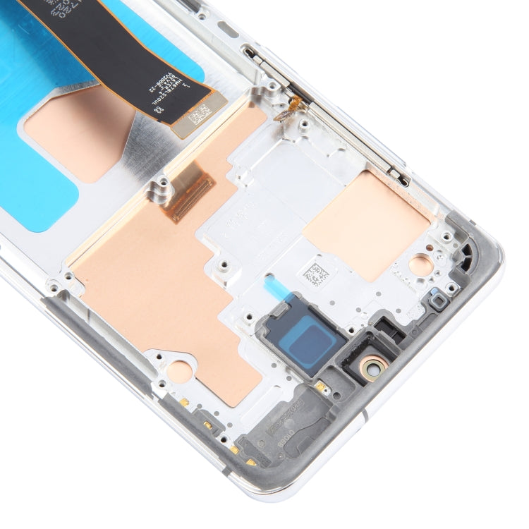 For Samsung Galaxy S20 Ultra 4G/5G SM-G988 6.67 inch OLED LCD Screen Digitizer Full Assembly with Frame  - Silver