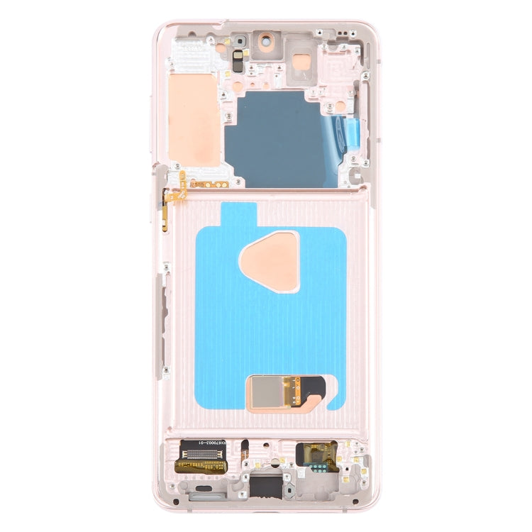 For Samsung Galaxy S21+ 5G SM-G996B 6.67 inch 6.67 inch OLED LCD Screen Digitizer Full Assembly with Frame  - Gold