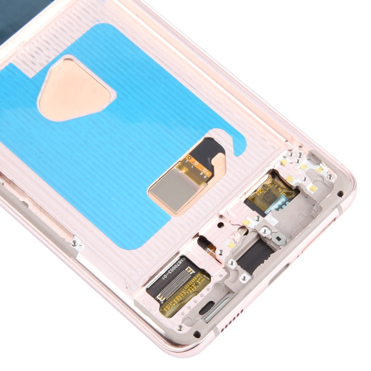 For Samsung Galaxy S21+ 5G SM-G996B 6.67 inch 6.67 inch OLED LCD Screen Digitizer Full Assembly with Frame  - Gold