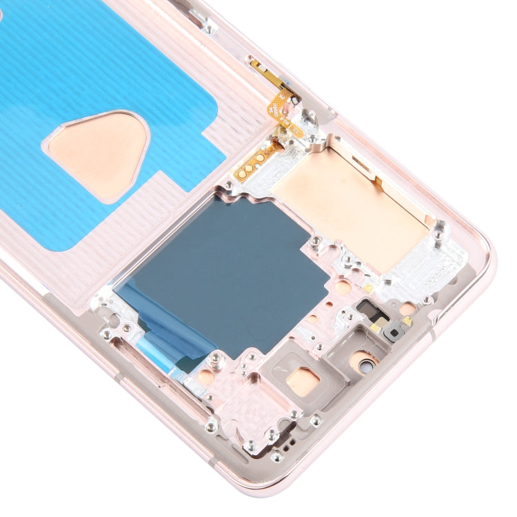 For Samsung Galaxy S21+ 5G SM-G996B 6.67 inch 6.67 inch OLED LCD Screen Digitizer Full Assembly with Frame  - Gold