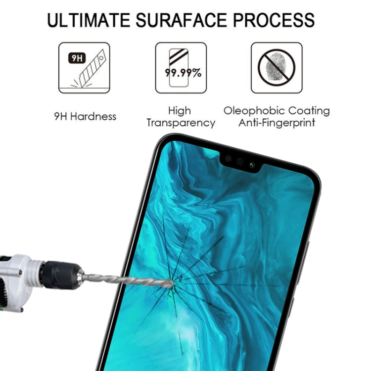 For Huawei Honor 9X Lite Full Glue Full Screen Tempered Glass Film(Black)