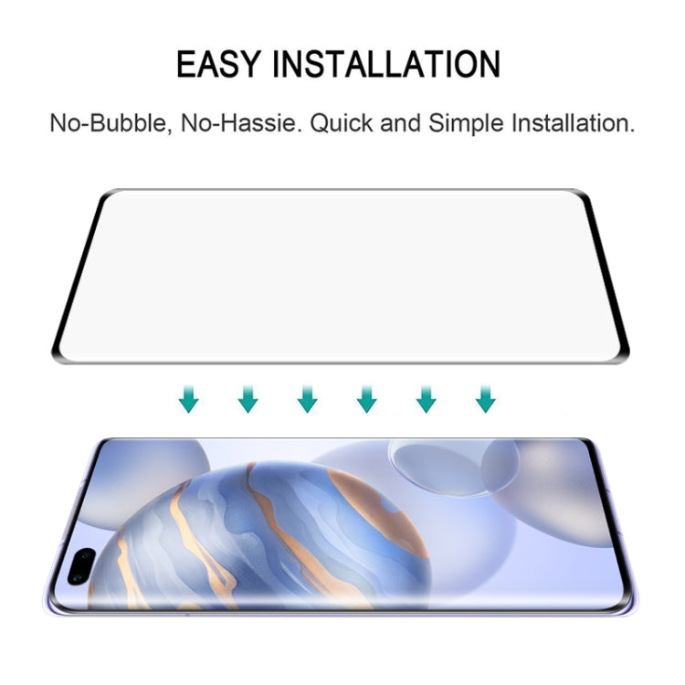For Huawei Honor 30 Pro Full Glue Full Screen Tempered Glass Film(Black)