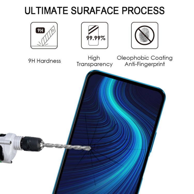For Huawei Honor X10 Full Glue Full Screen Tempered Glass Film(Black)