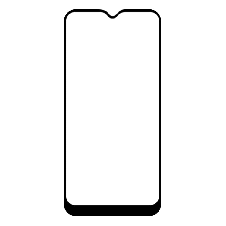 For Motorola Moto E (2020) Full Glue Full Screen Tempered Glass Film(Black)