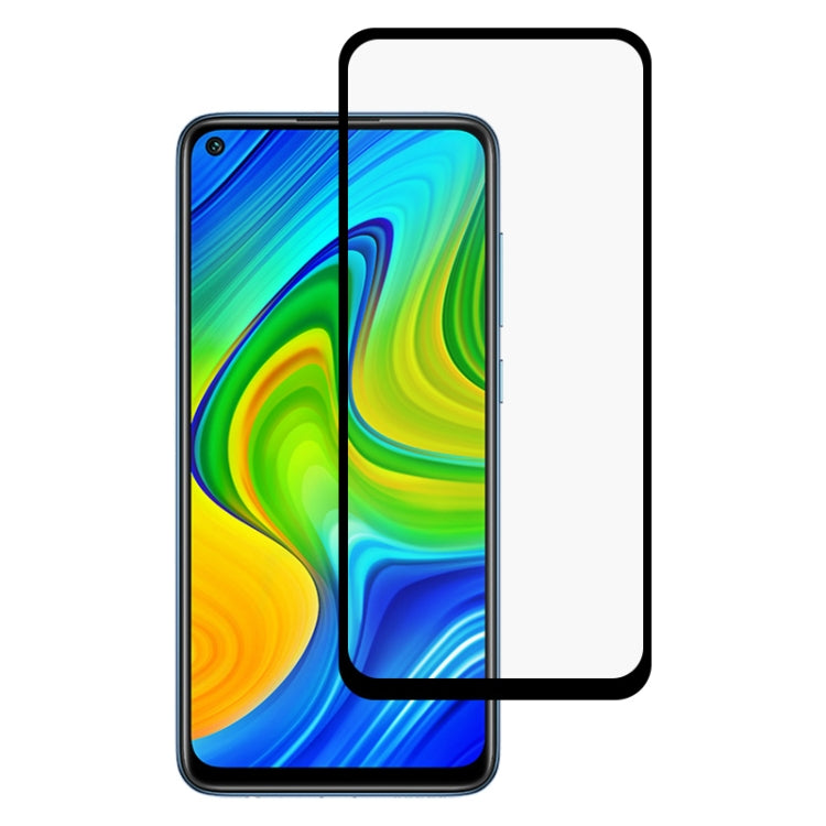 For Xiaomi Redmi 10X 4G Full Glue Full Screen Tempered Glass Film(Black)