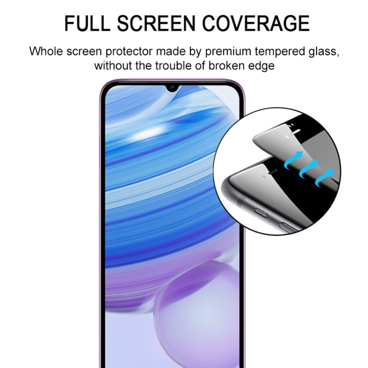 For Xiaomi Redmi 10X 5G Full Glue Full Screen Tempered Glass Film(Black)