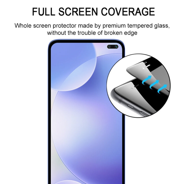 For Xiaomi Redmi K30i Full Glue Full Screen Tempered Glass Film(Black)