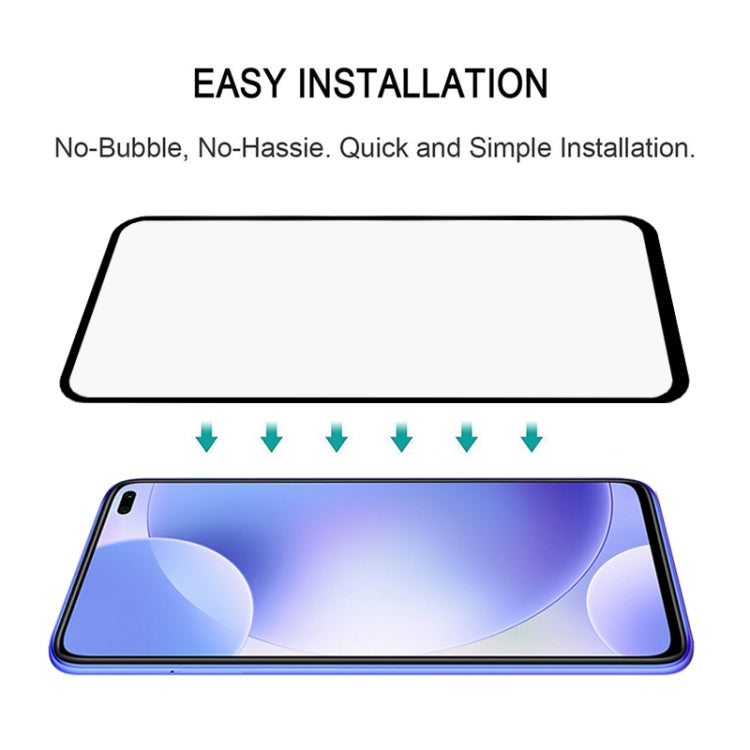 For Xiaomi Redmi K30i Full Glue Full Screen Tempered Glass Film(Black)