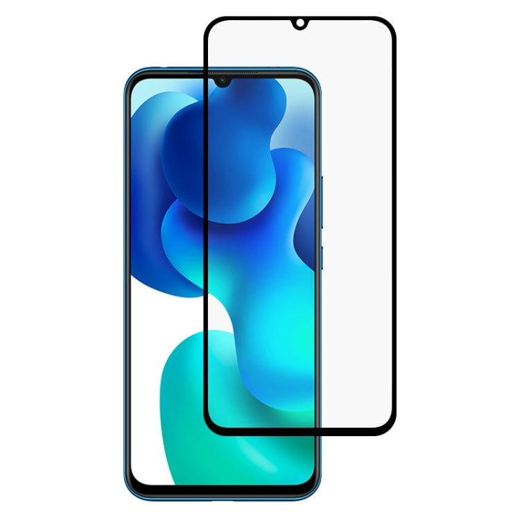 For Xiaomi Mi 10 Lite 3D Curved Edge Full Screen Tempered Glass Film(Black)