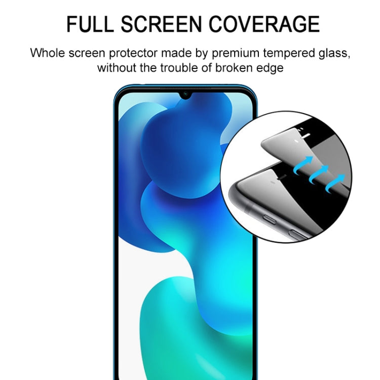 For Xiaomi Mi 10 Lite 3D Curved Edge Full Screen Tempered Glass Film(Black)