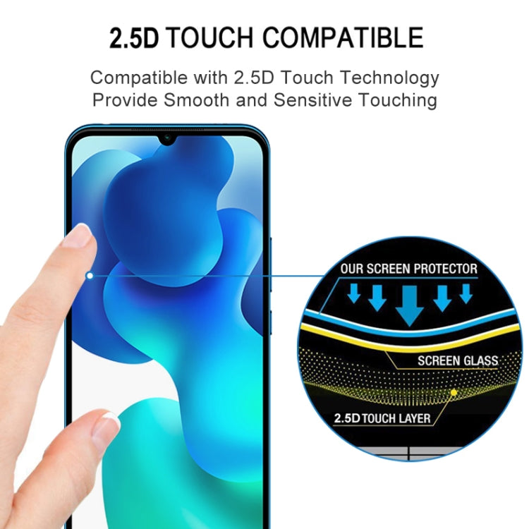 For Xiaomi Mi 10 Lite 3D Curved Edge Full Screen Tempered Glass Film(Black)