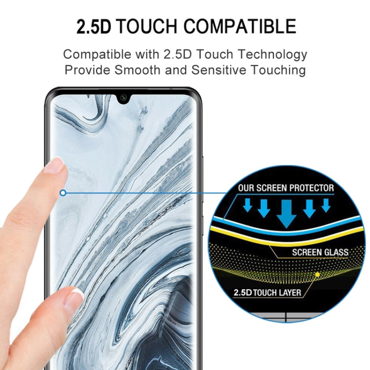 For Xiaomi Mi Note 10 Lite & Mi Note 10 3D Curved Edge Full Screen Tempered Glass Film(Black)