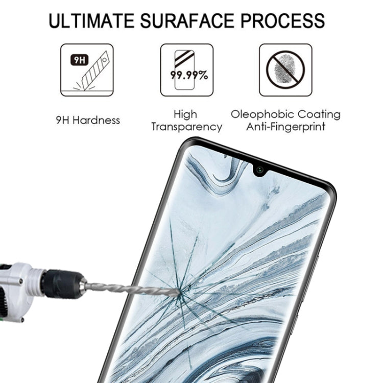 For Xiaomi Mi Note 10 Lite & Mi Note 10 3D Curved Edge Full Screen Tempered Glass Film(Black)