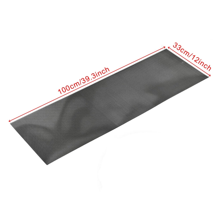 XH-6013 100x33cm Universal Car Grill Mesh Aluminum Alloy Grille Insert Bumper, Type: