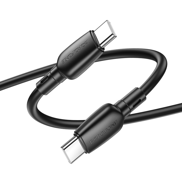 Borofone BX93 60W USB-C/Type-C to USB-C/Type-C Fast Charging Data Cable, Length: 1m