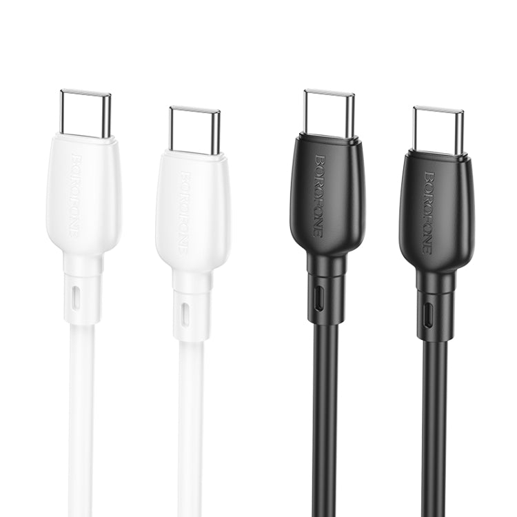 Borofone BX93 60W USB-C/Type-C to USB-C/Type-C Fast Charging Data Cable, Length: 1m