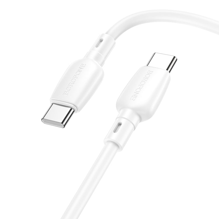 Borofone BX93 60W USB-C/Type-C to USB-C/Type-C Fast Charging Data Cable, Length: 1m