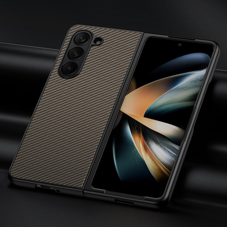 For Samsung Galaxy Z Fold6 Ultra-thin Carbon Fiber Texture Printing Phone Case