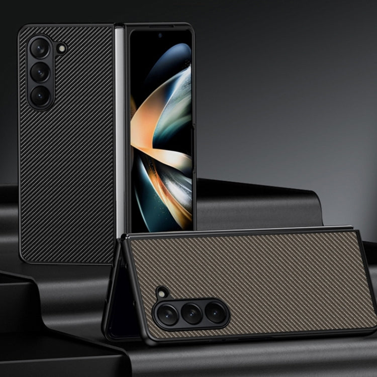 For Samsung Galaxy Z Fold6 Ultra-thin Carbon Fiber Texture Printing Phone Case