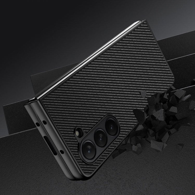 For Samsung Galaxy Z Fold6 Ultra-thin Carbon Fiber Texture Printing Phone Case