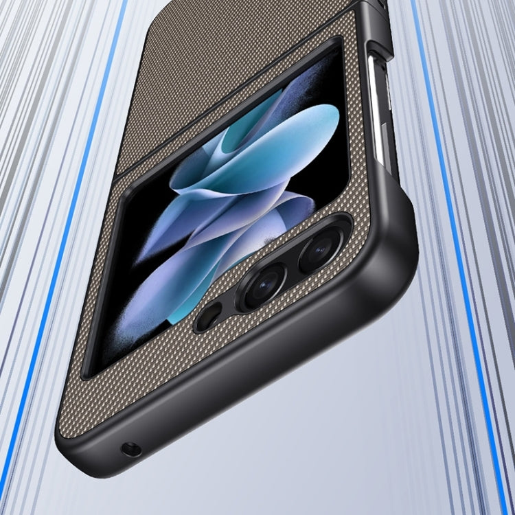 For Samsung Galaxy Z Flip6 Ultra-thin Carbon Fiber Texture Printing Phone Case