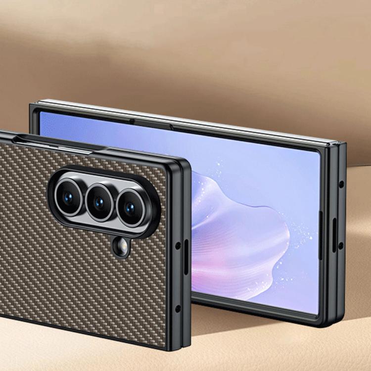 For Samsung Galaxy Z Fold7 Ultra-thin Carbon Fiber Texture Printing Phone Case