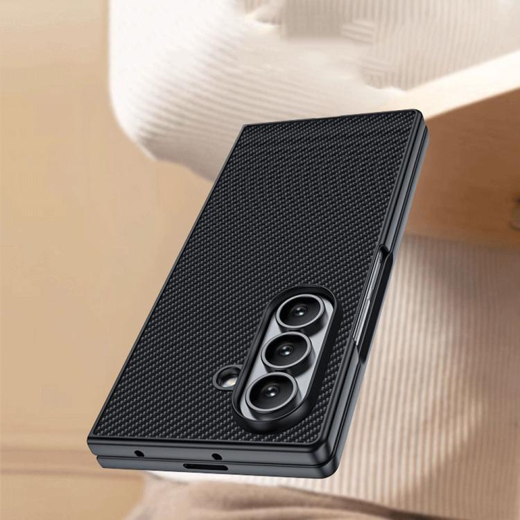 For Samsung Galaxy Z Fold7 Ultra-thin Carbon Fiber Texture Printing Phone Case