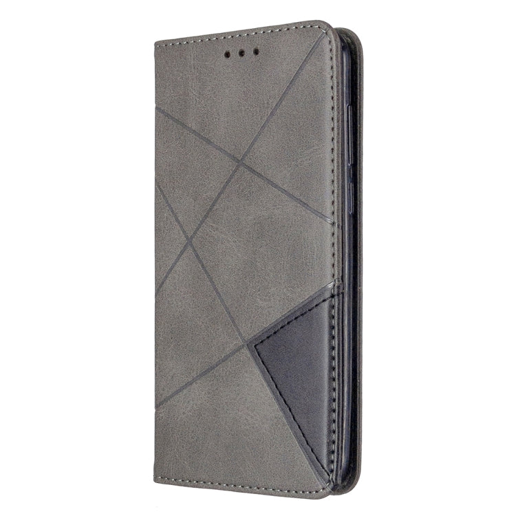For Huawei Y5P / Honor 9S Rhombus Texture Horizontal Flip Magnetic Leather Case with Holder & Card Slots & Wallet