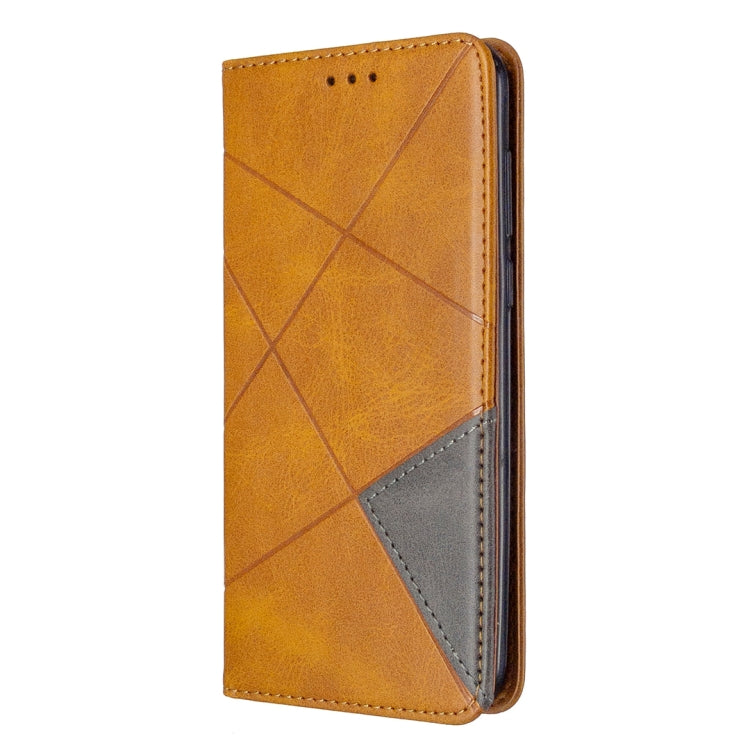 For Huawei Y5P / Honor 9S Rhombus Texture Horizontal Flip Magnetic Leather Case with Holder & Card Slots & Wallet