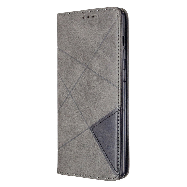 For Samsung Galaxy A31 Rhombus Texture Horizontal Flip Magnetic Leather Case with Holder & Card Slots & Wallet