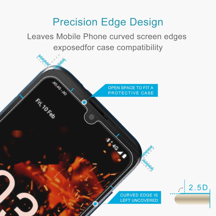For Orbic Fun+ 4G 10pcs 0.26mm 9H 2.5D Tempered Glass Film