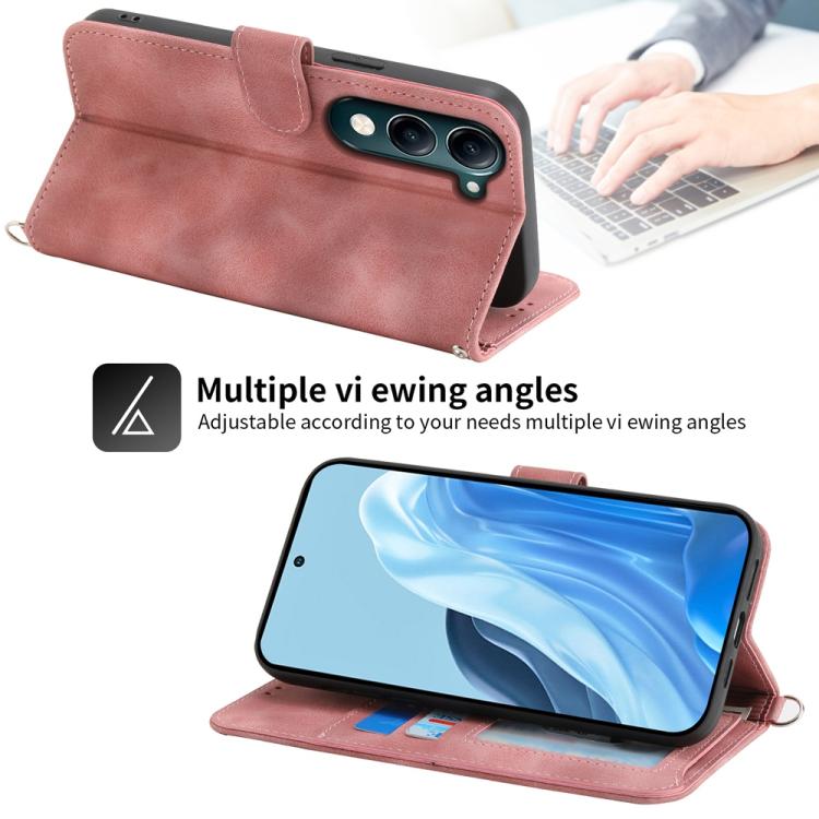 For vivo Y29s 5G / Y04 4G Skin Feel Flowers Embossed Wallet Leather Phone Case
