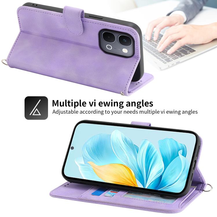 For vivo Y31d 4G Skin Feel Flowers Embossed Wallet Leather Phone Case