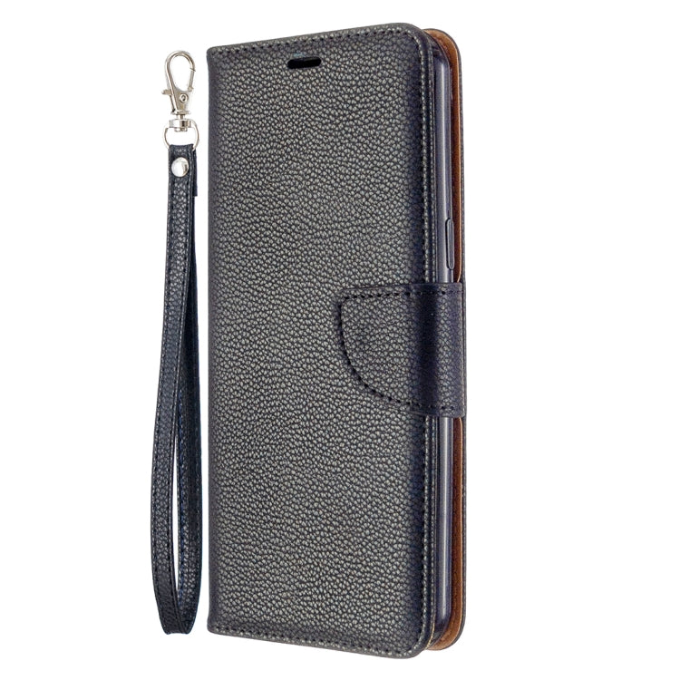 For LG K51 Litchi Texture Pure Color Horizontal Flip PU Leather Case with Holder & Card Slots & Wallet & Lanyard
