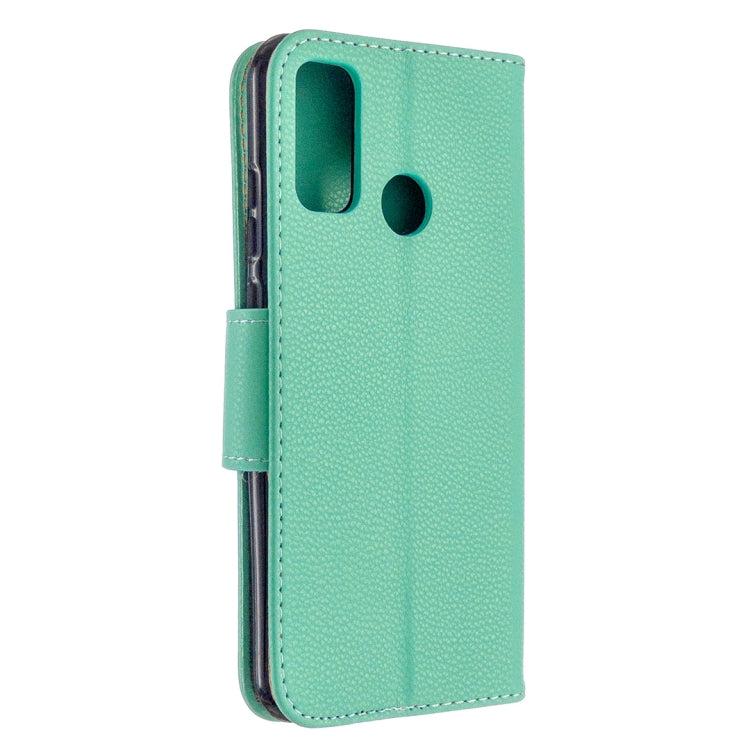 For Huawei P Smart (2020) Litchi Texture Pure Color Horizontal Flip PU Leather Case with Holder & Card Slots & Wallet & Lanyard